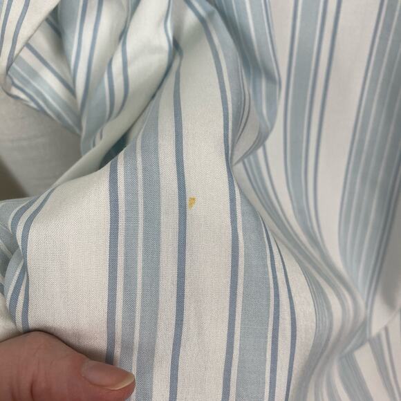 Torrid Blue&White Stripe Harper Popover Blouse Sz.4 - Picture 10 of 12